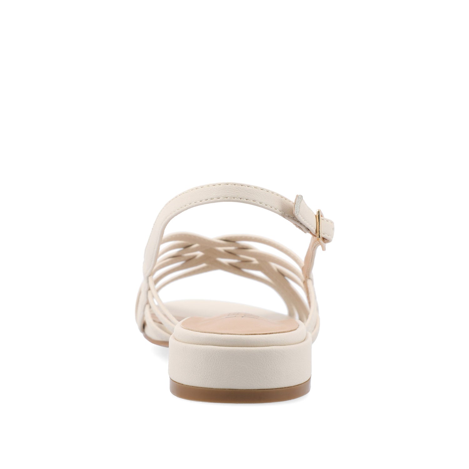 CASSANDRA STRAPPY SANDALS - Bone PU
