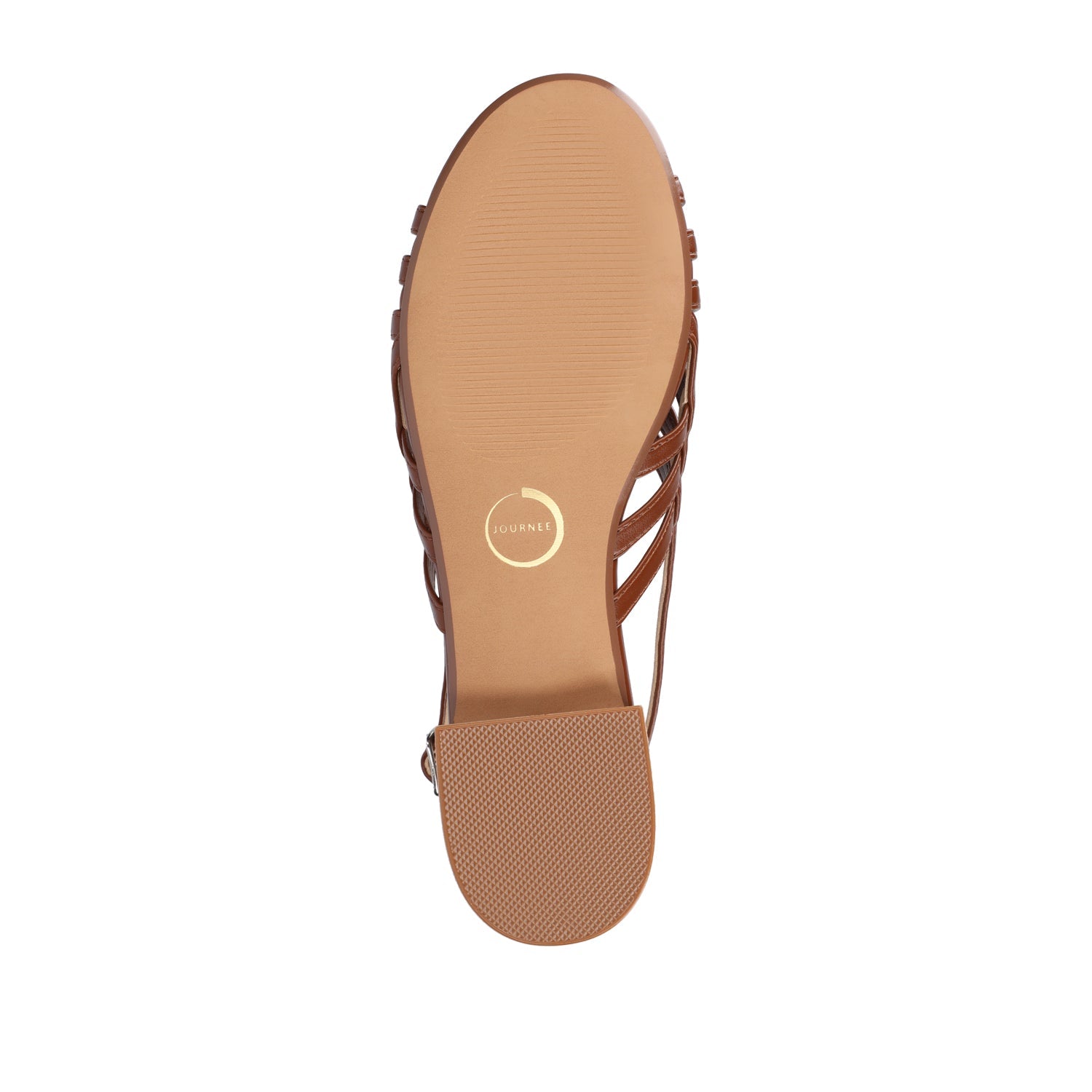 CASSANDRA STRAPPY SANDALS - Brown PU