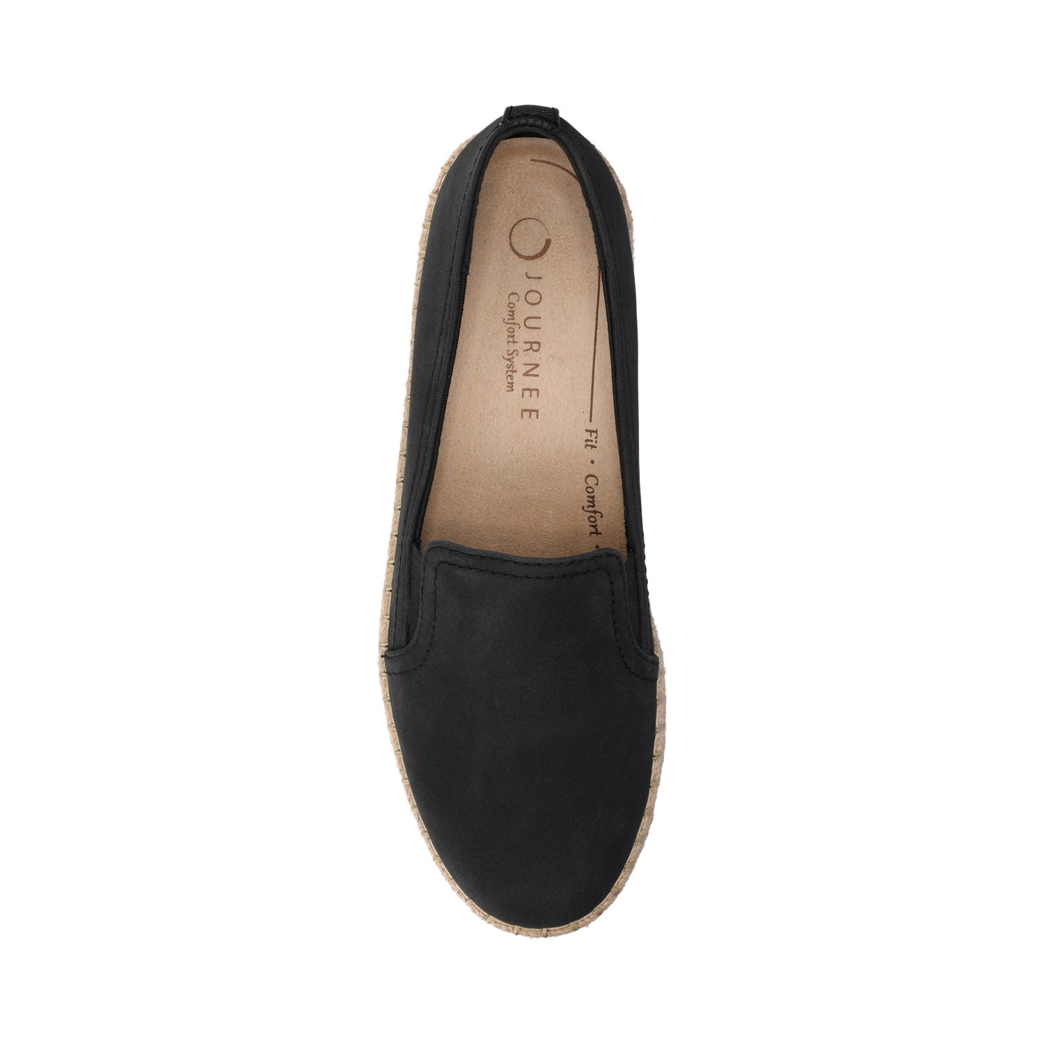 CATALINA SLIP ON ESPADRILLES - Black Nubuck
