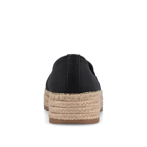 CATALINA SLIP ON ESPADRILLES - Black Nubuck