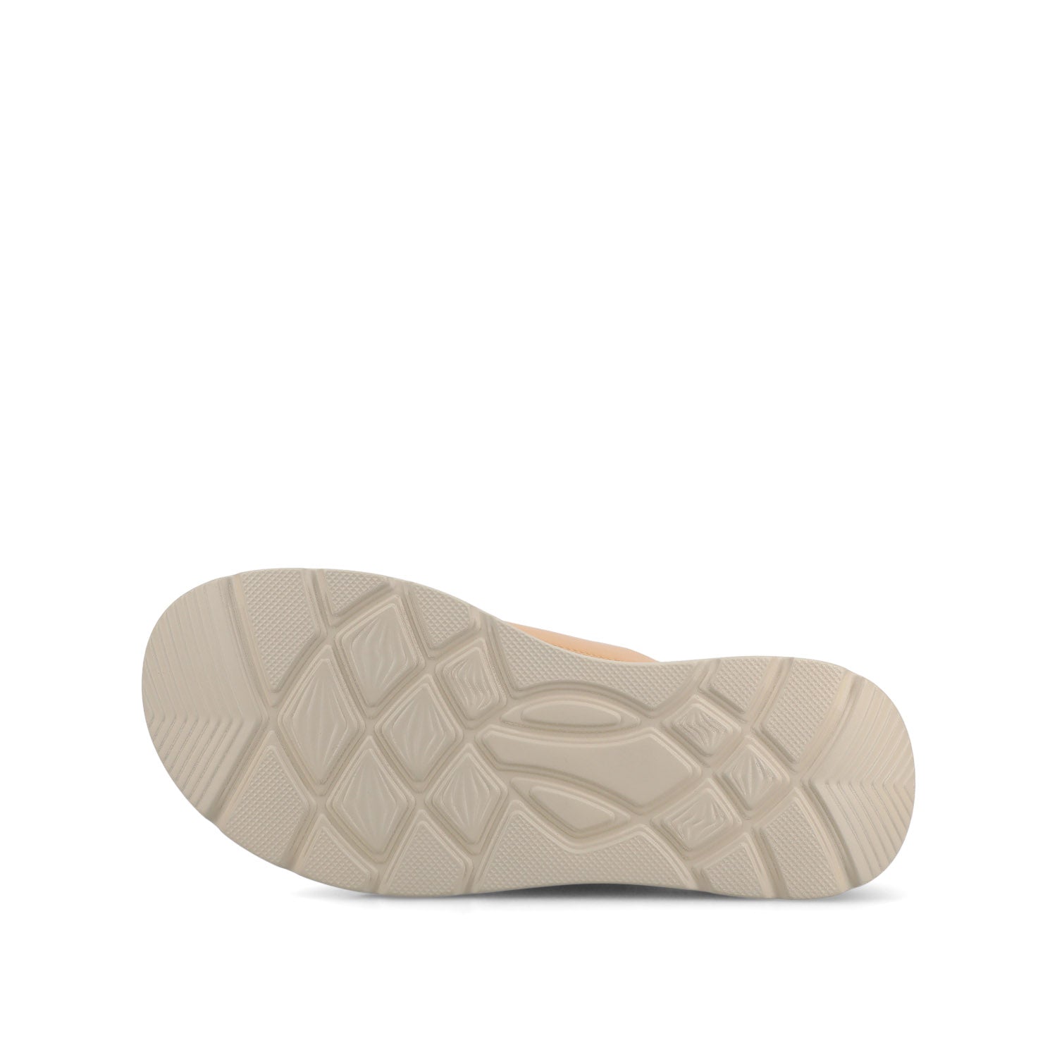 CATHIE CRISSCROSS SLIP ON WEDGE SANDALS - Tan