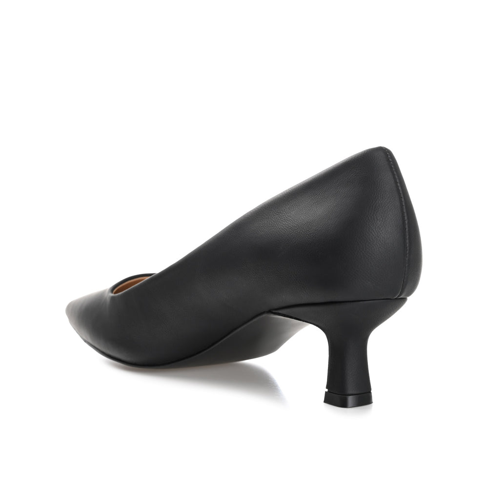 CELICA KITTEN HEELS IN FAUX LEATHER