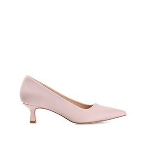CELICA KITTEN HEELS IN VEGAN LEATHER - Blush PU