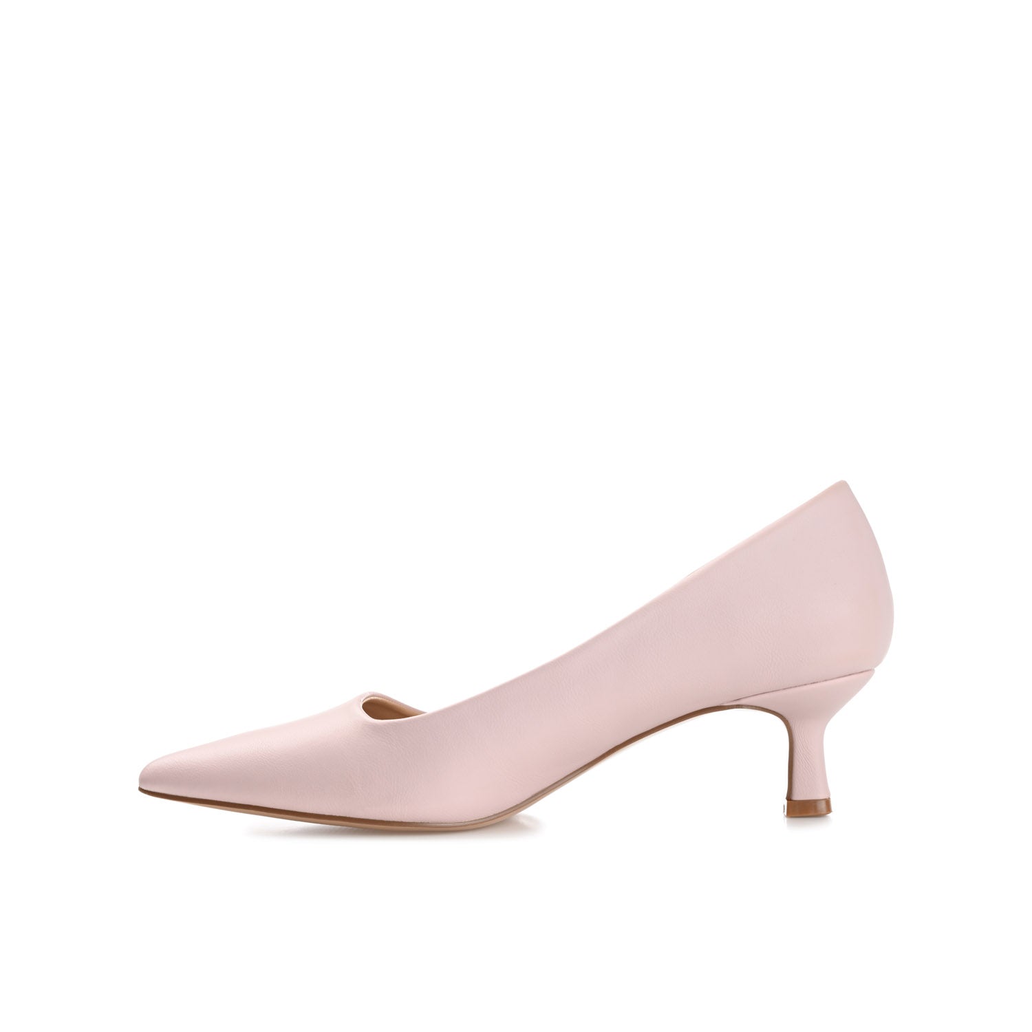 CELICA KITTEN HEELS IN VEGAN LEATHER - Blush PU