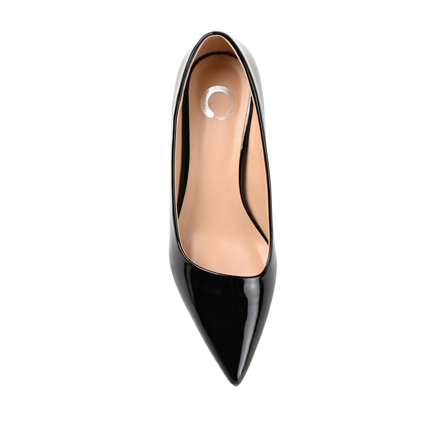 CELICA POINTED TOE KITTEN HEELS IN WIDE - Black Patent