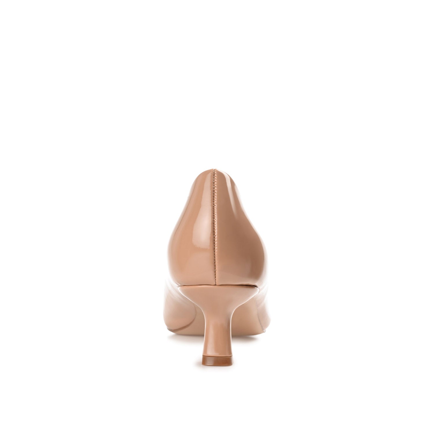 CELICA KITTEN HEELS IN VEGAN LEATHER - Nude Patent