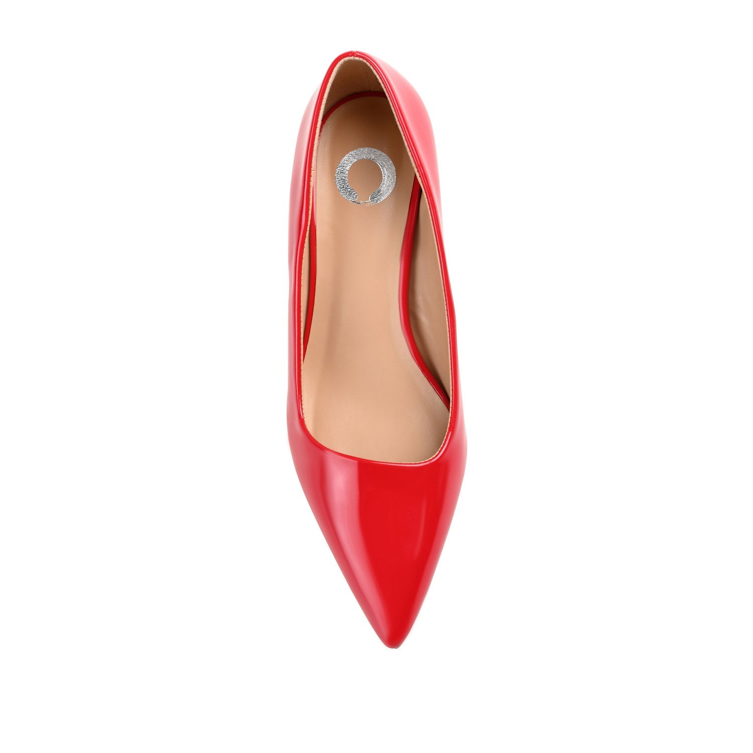 CELICA KITTEN HEELS IN VEGAN LEATHER - Red Patent