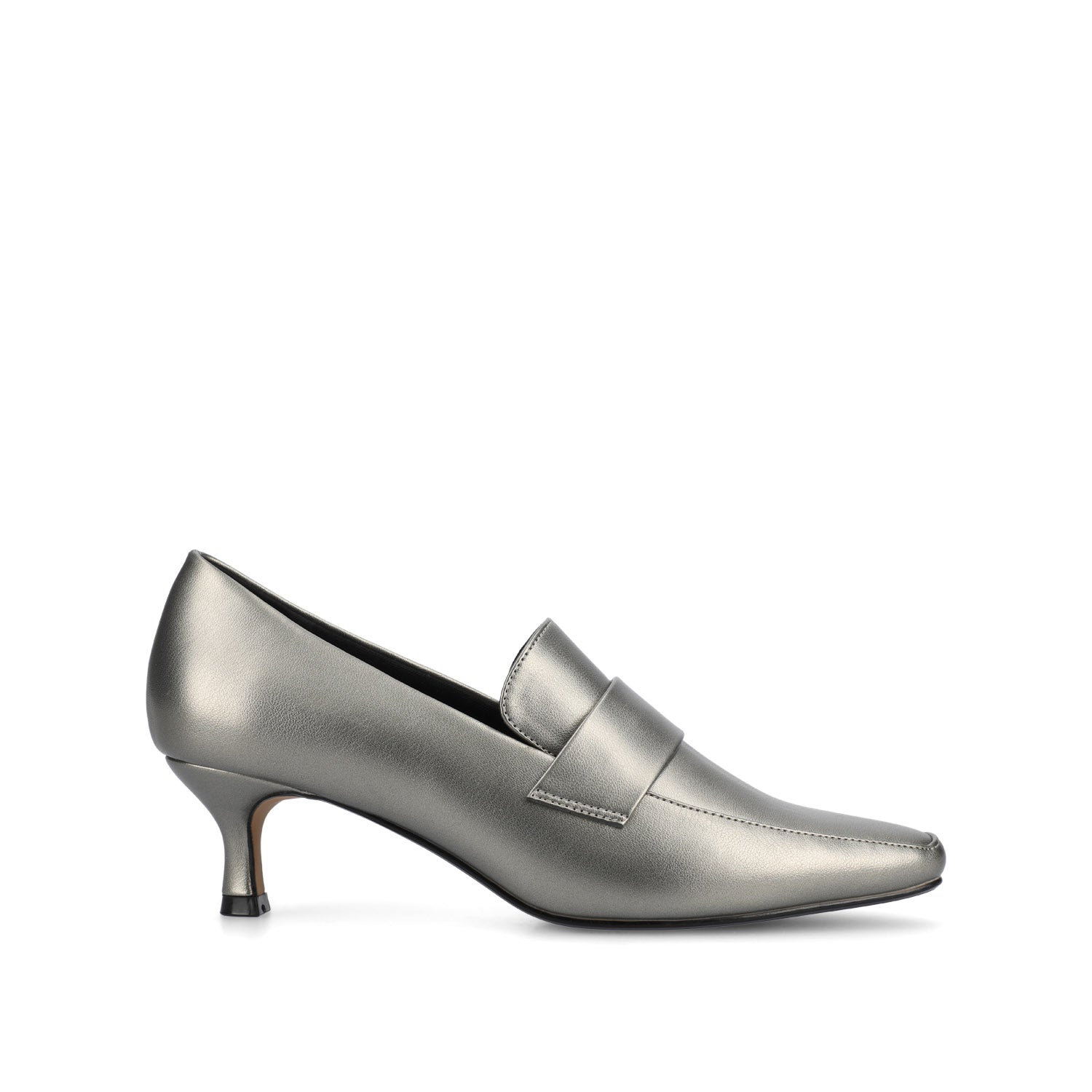 CELINA KITTEN LOAFER HEELS IN CROCO STATEMENT