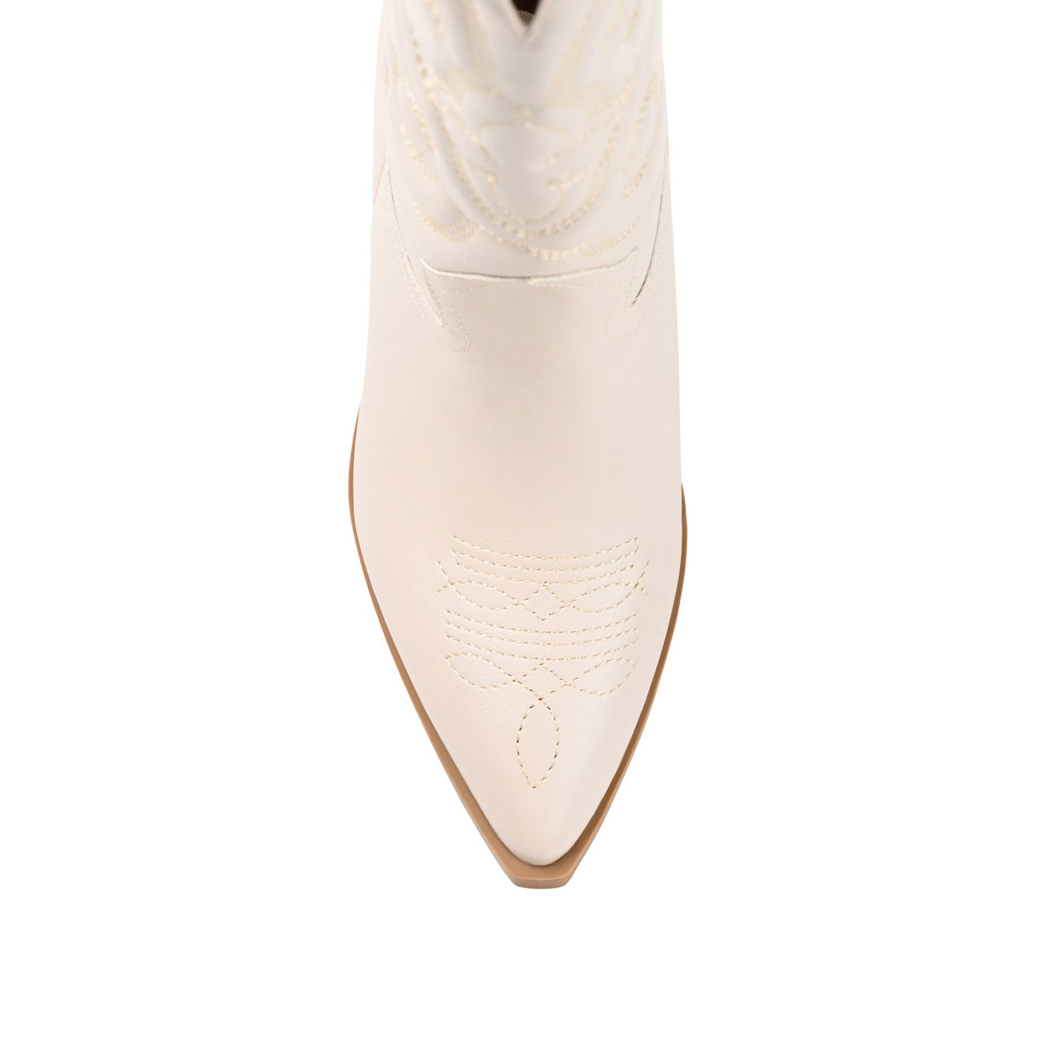 CHANTRY COWGIRL VEGAN LEATHER BOOTS IN WIDE CALF