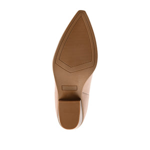 CHANTRY COWGIRL VEGAN LEATHER BOOTS IN WIDE CALF