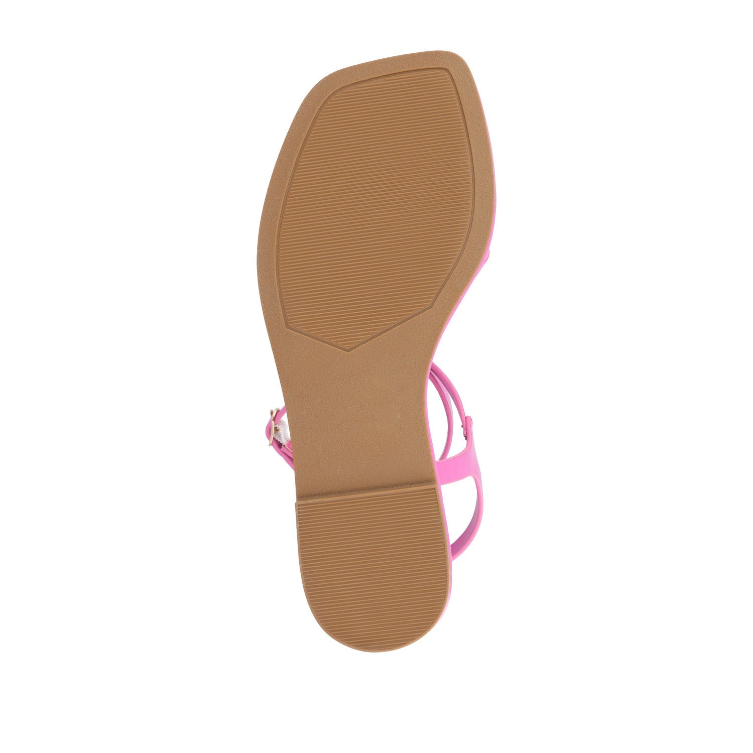 CHARRA MULTI STRAP SANDALS IN PATENT - Fuchsia