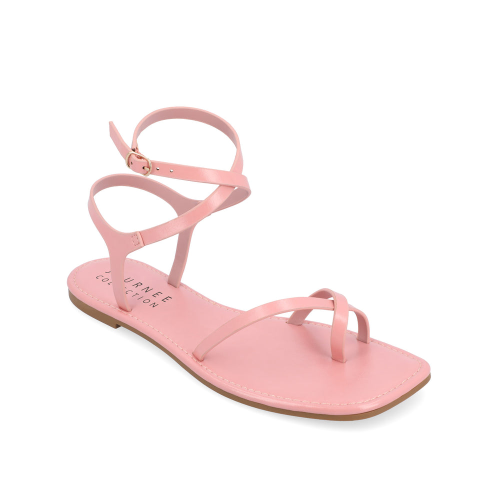 CHARRA MULTI STRAP SANDALS IN PATENT