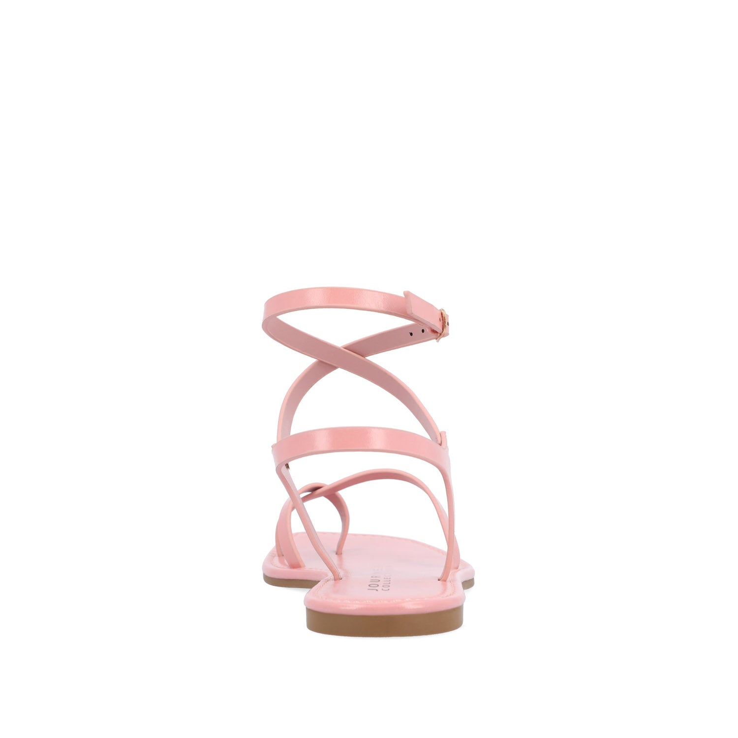 CHARRA MULTI STRAP SANDALS IN PATENT - Pink