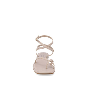 CHARRA MULTI STRAP SANDALS IN PATENT - Taupe