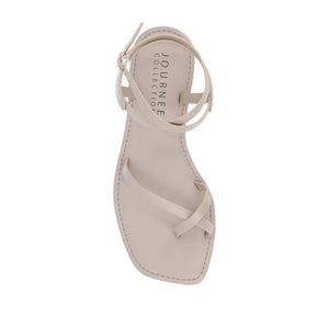 CHARRA MULTI STRAP SANDALS IN PATENT - Taupe