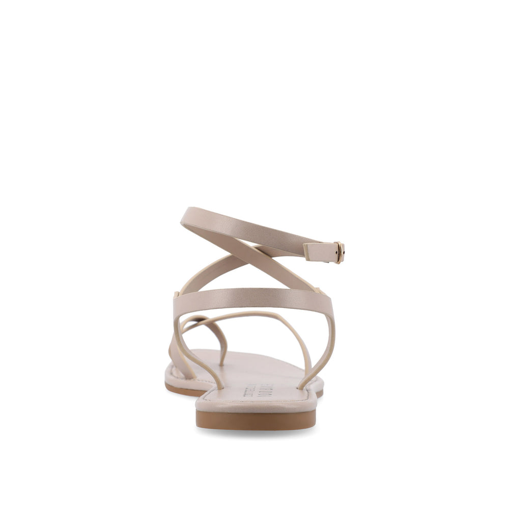 CHARRA MULTI STRAP SANDALS IN PATENT