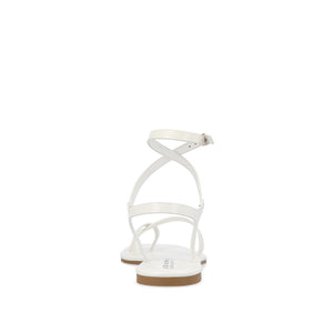 CHARRA MULTI STRAP SANDALS IN PATENT