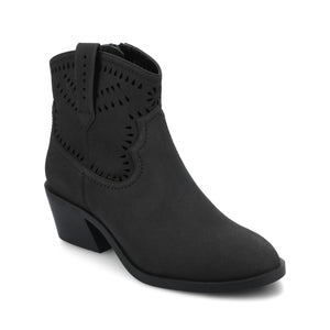 CHEYENNE WESTERN BOOTIES - Black