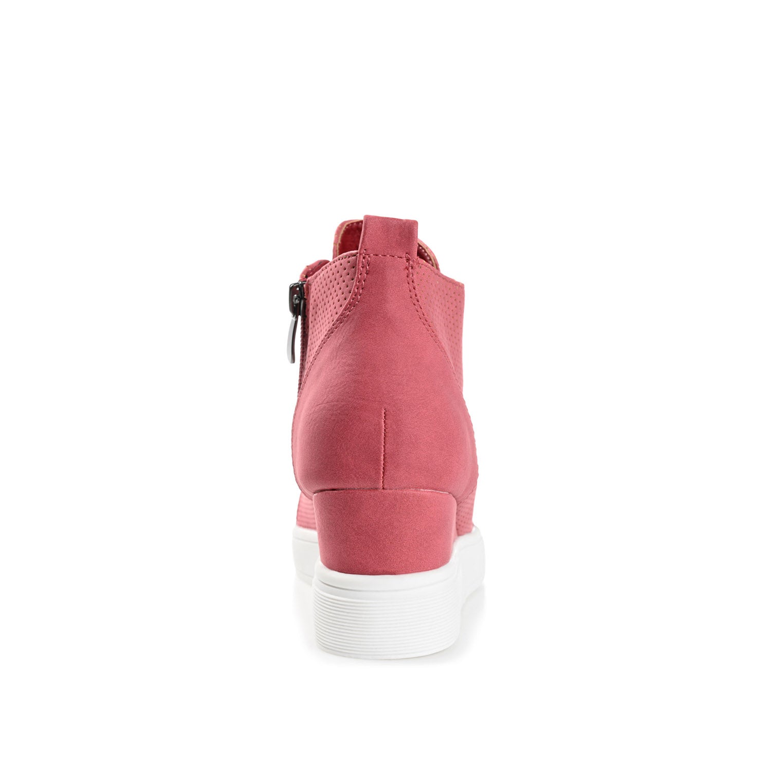 CLARA WEDGE HEEL SNEAKERS IN WIDE - Pink PU