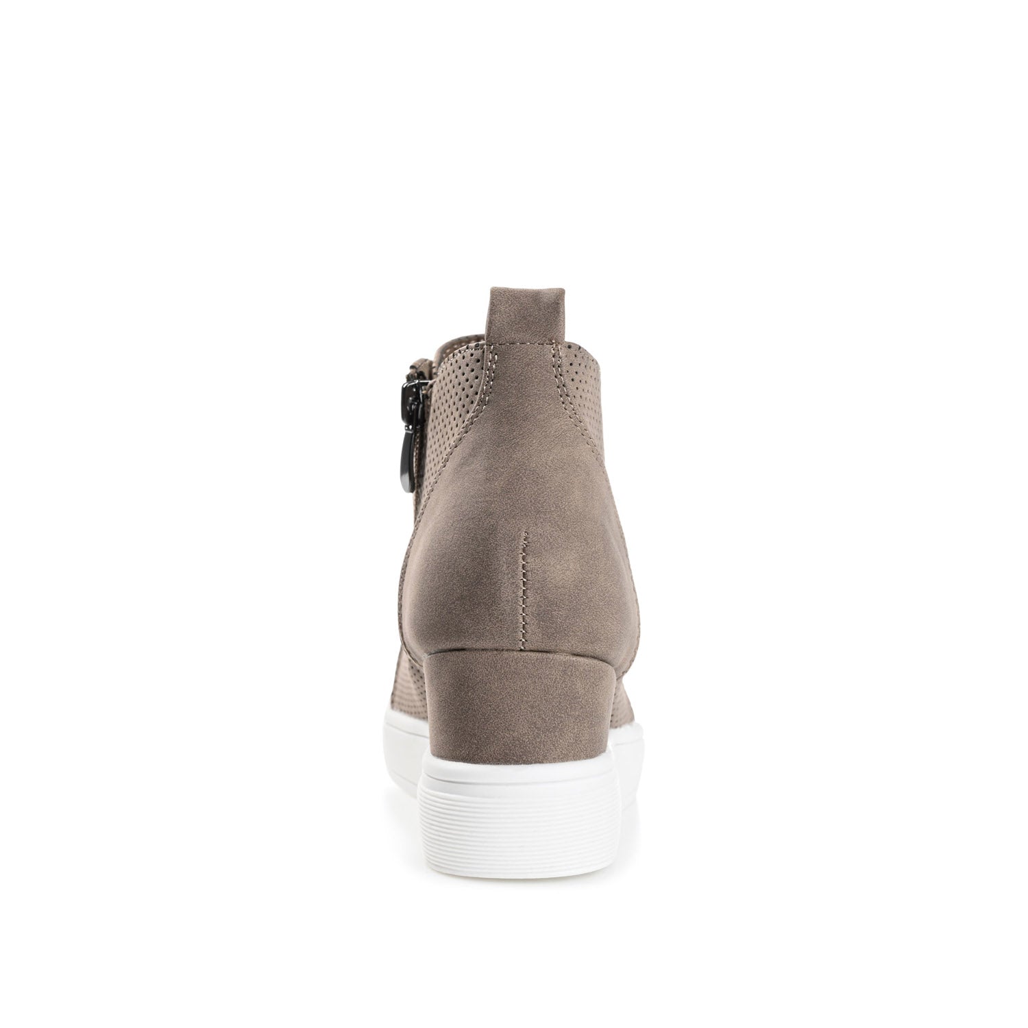 CLARA WEDGE HEEL SNEAKERS IN WIDE - Taupe PU