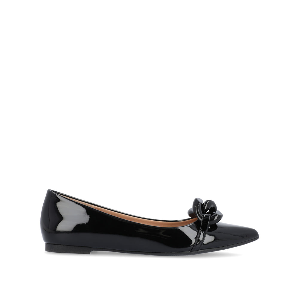 CLAREEN BALLET FLATS IN PATENT