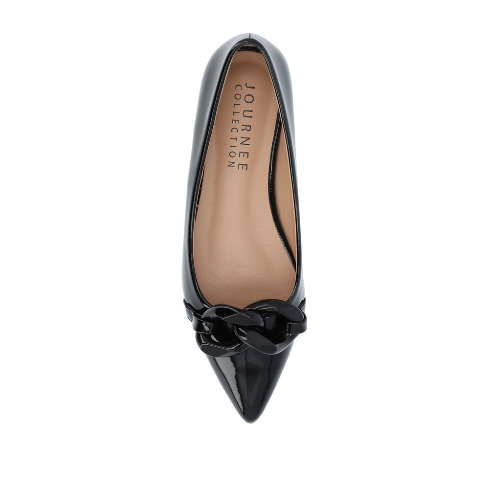 CLAREEN BALLET FLATS IN PATENT