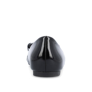 CLAREEN BALLET FLATS IN PATENT - Black Patent