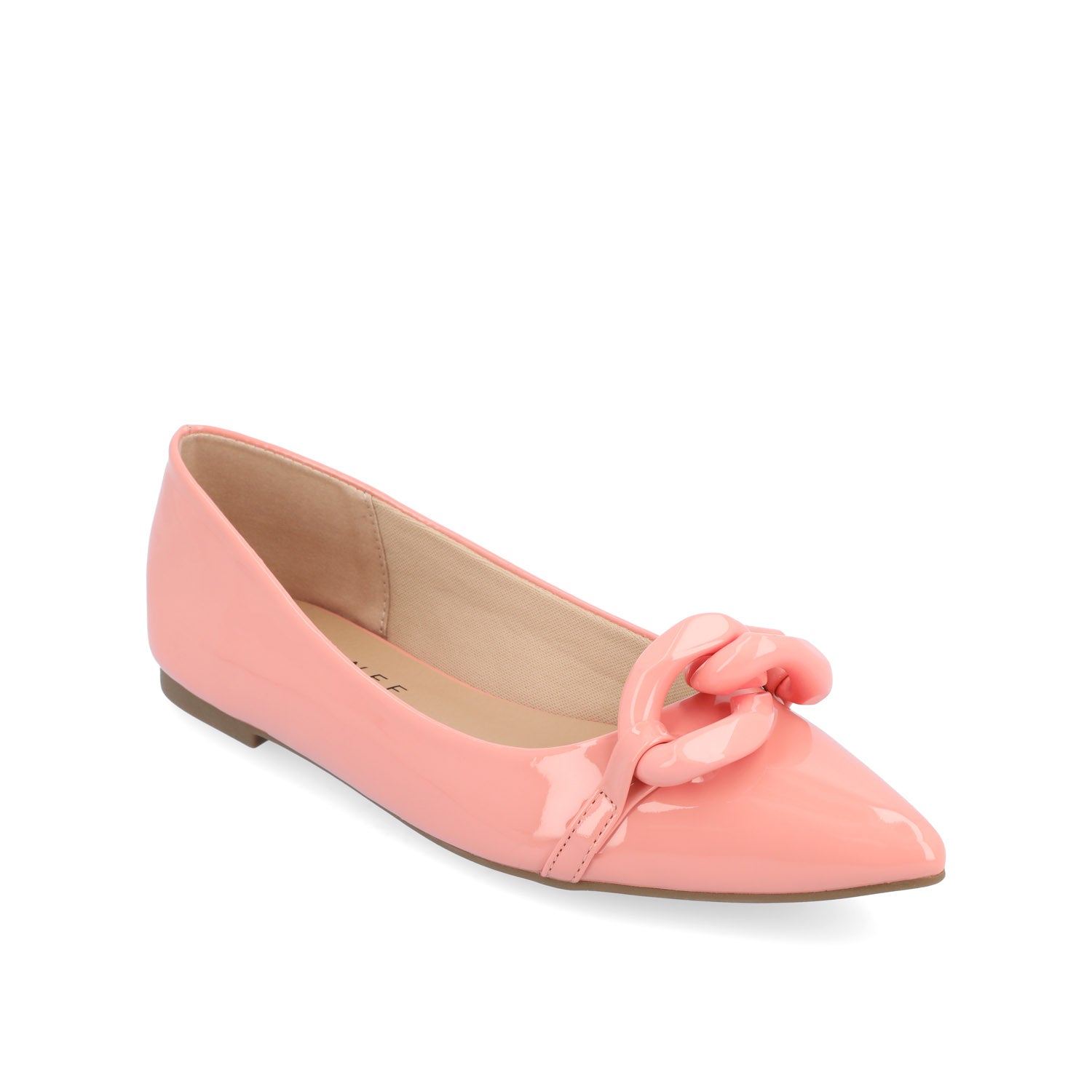 CLAREEN BALLET FLATS IN PATENT - Pink Patent