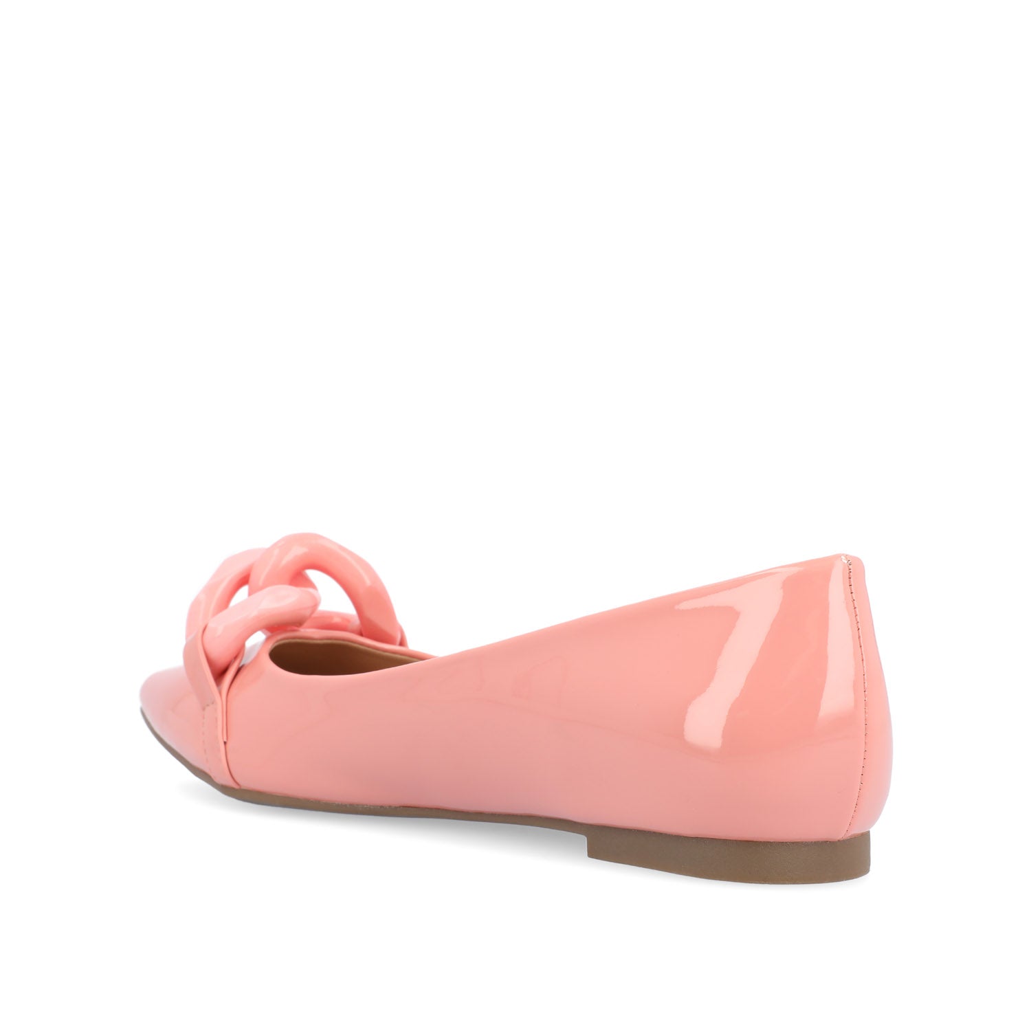 CLAREEN BALLET FLATS IN PATENT - Pink Patent