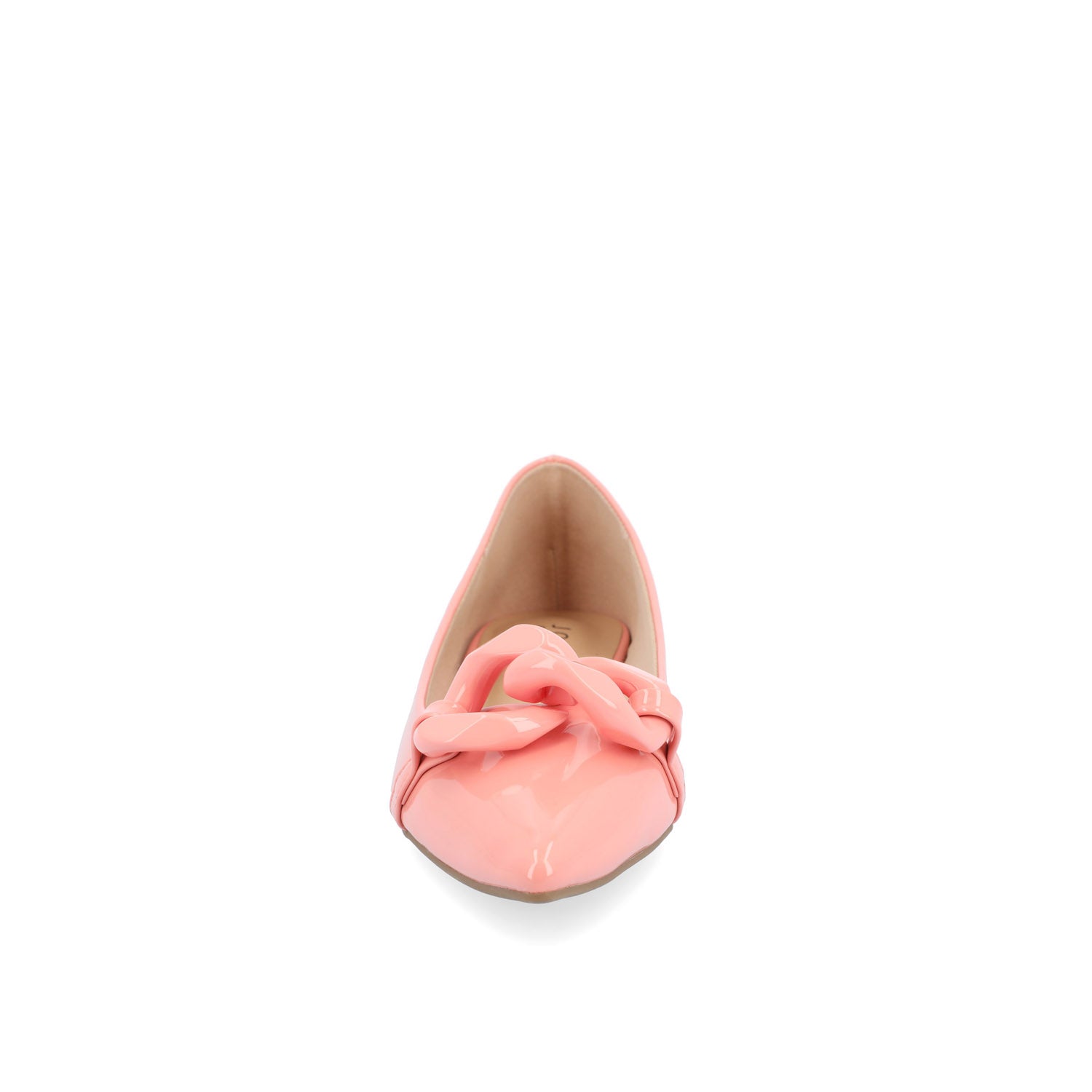 CLAREEN BALLET FLATS IN PATENT - Pink Patent