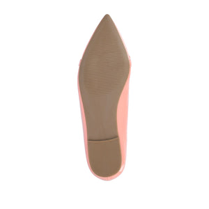 CLAREEN BALLET FLATS IN PATENT - Pink Patent