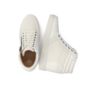 CLARITY HIGH TOP WEDGE SNEAKER - White