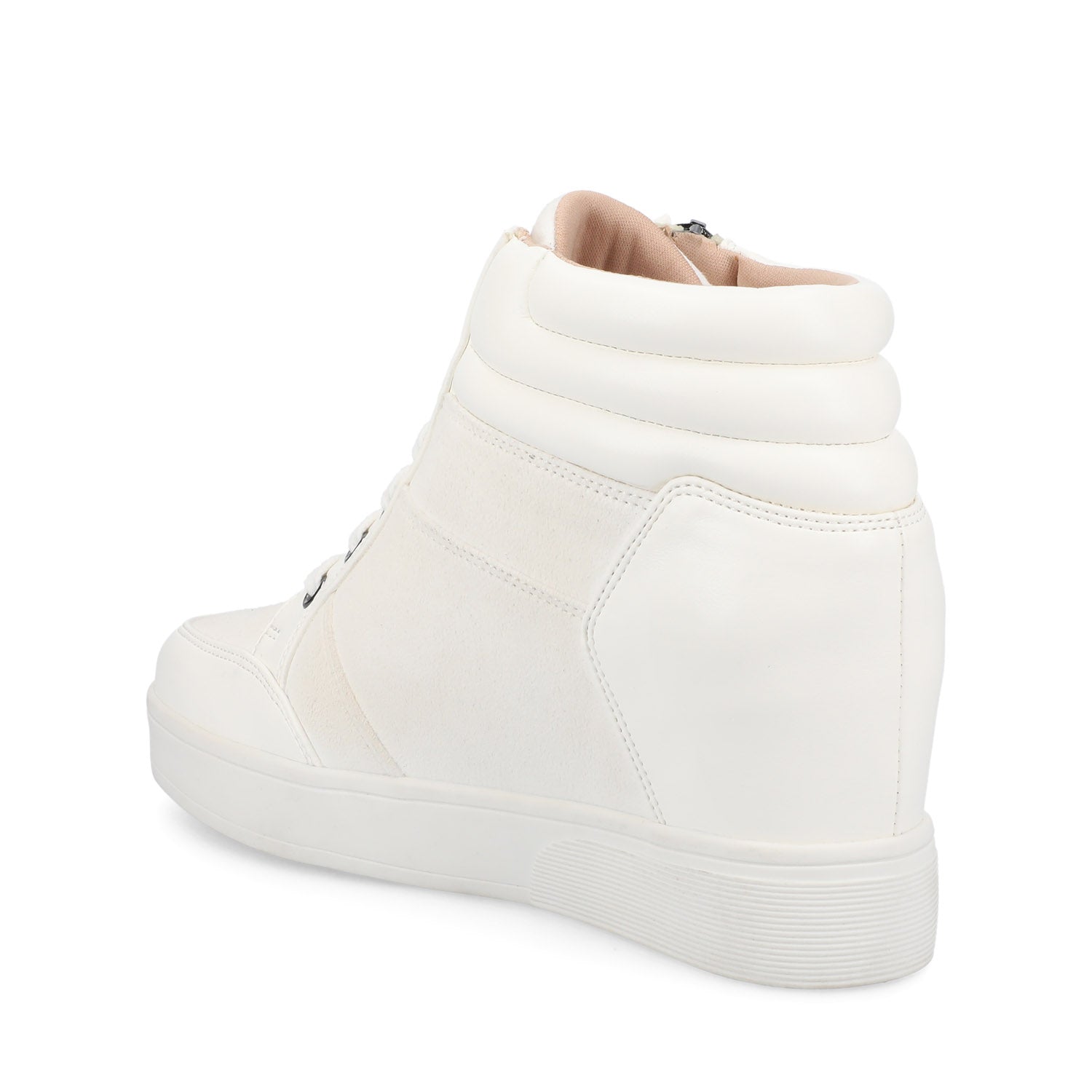 CLARITY HIGH TOP WEDGE SNEAKER - White