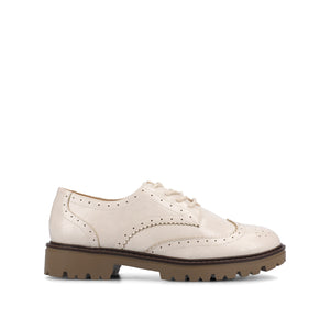 CLAUDIYA OXFORD VEGAN LEATHER LOAFER IN WIDE