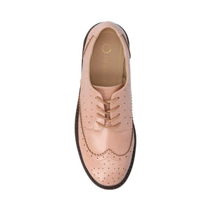 CLAUDIYA OXFORD LOAFER IN VEGAN LEATHER - Blush Patent