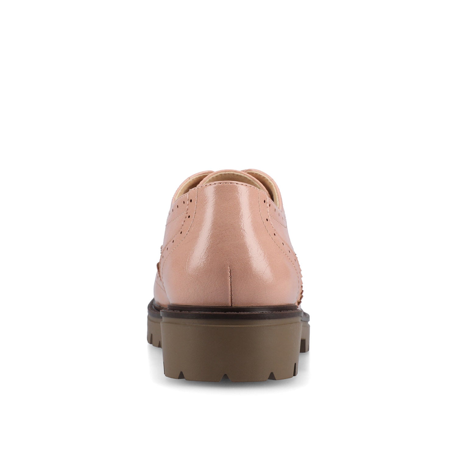 CLAUDIYA OXFORD LOAFER IN VEGAN LEATHER - Blush Patent