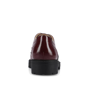 CLAUDIYA OXFORD VEGAN LEATHER LOAFER IN WIDE