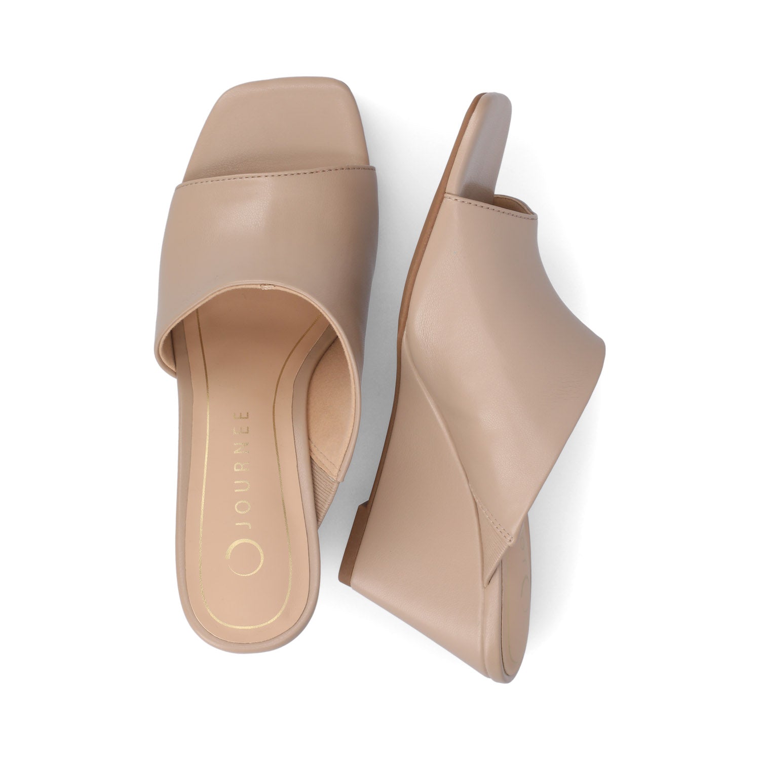 CLEMENTINE WEDGE SANDALS - Taupe
