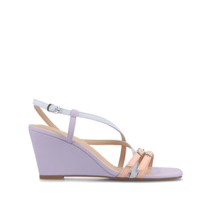 CLINNNE MULTI STRAP WEDGE SANDALS