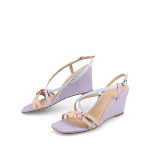 CLINNNE MULTI STRAP WEDGE SANDALS - Multi
