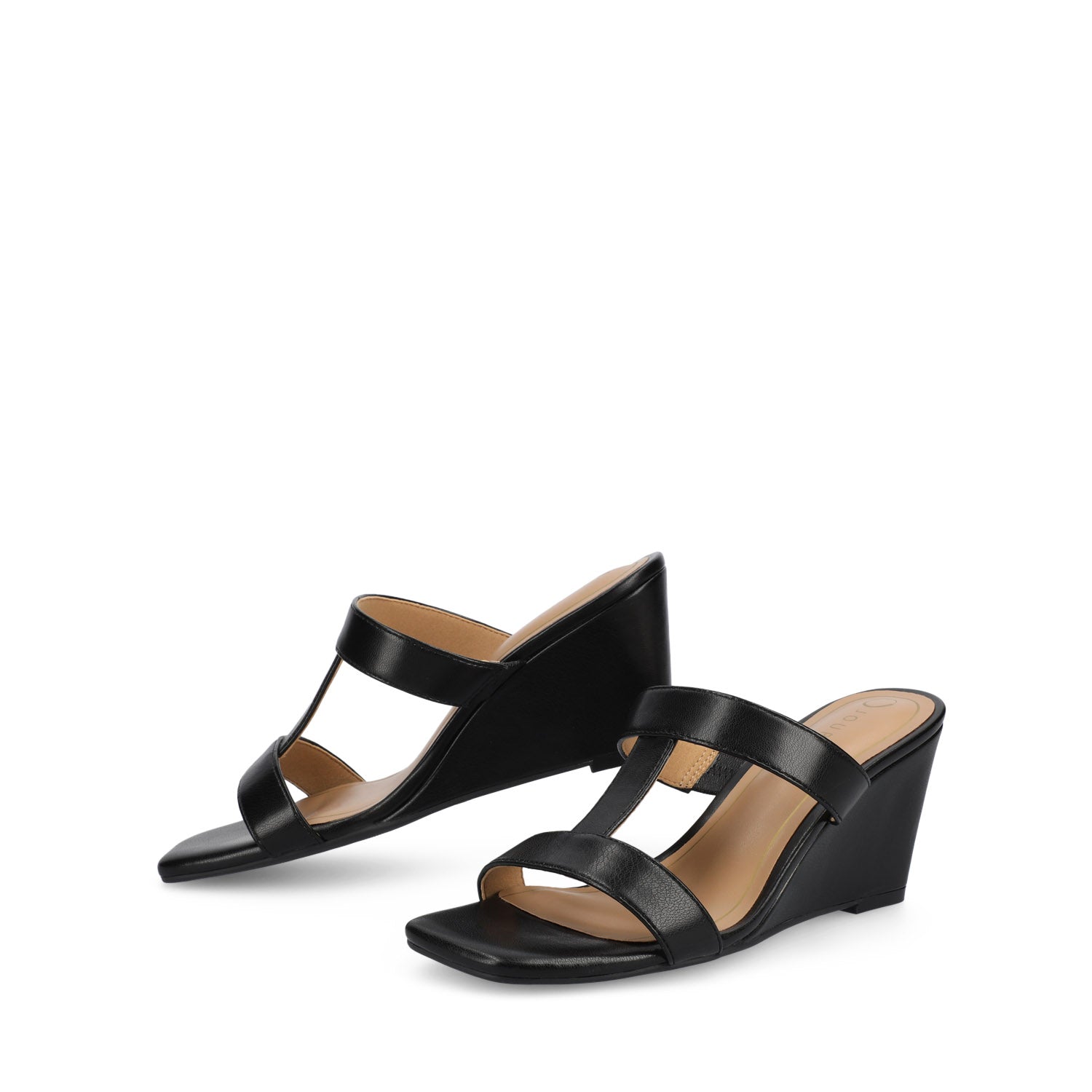 CLODIE WEDGE SANDALS - Black