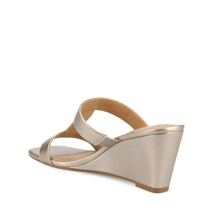 CLODIE WEDGE SANDALS - Champagne