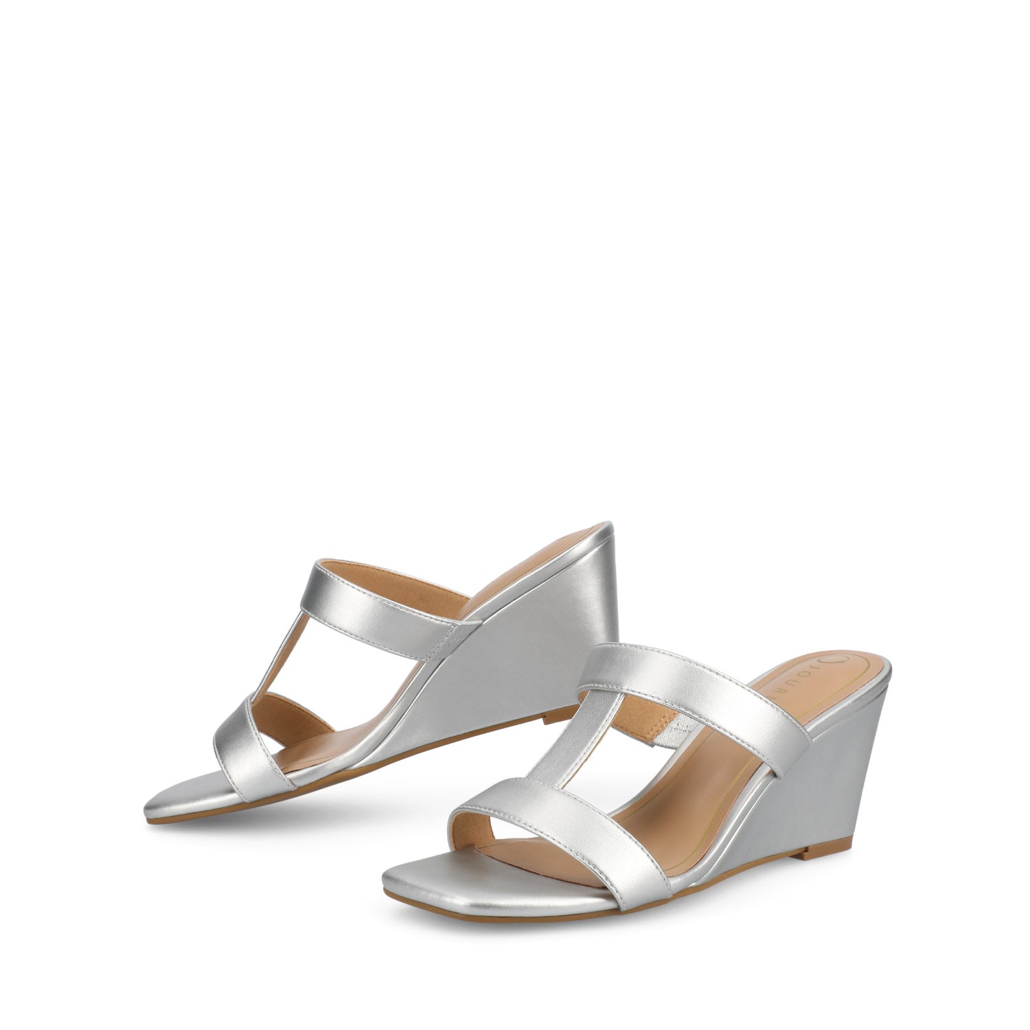 CLODIE WEDGE SANDALS - Silver