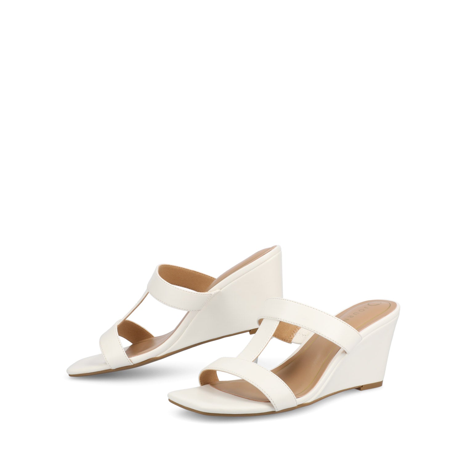 CLODIE WEDGE SANDALS - White