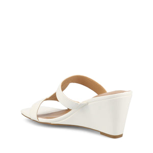 CLODIE WEDGE SANDALS - White