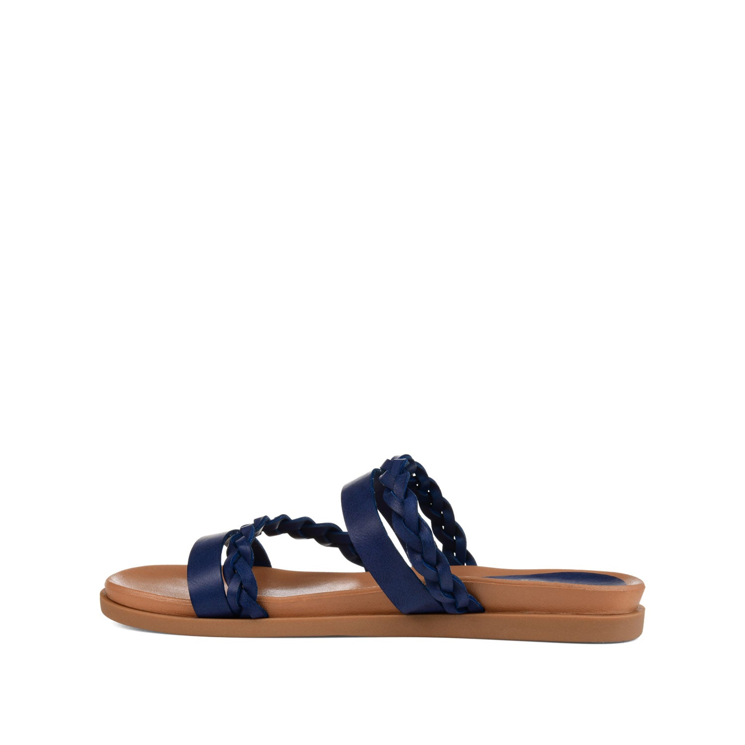 COLETTE SLIDE SANDALS IN WIDE - Blue