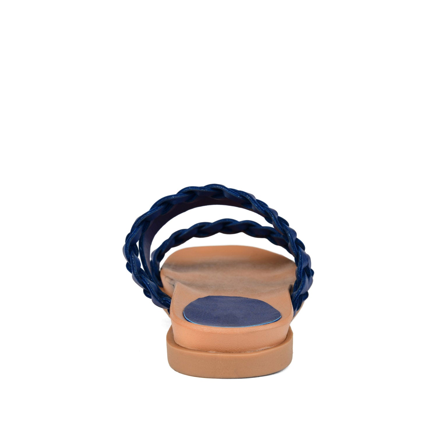 COLETTE SLIDE SANDALS IN WIDE - Blue