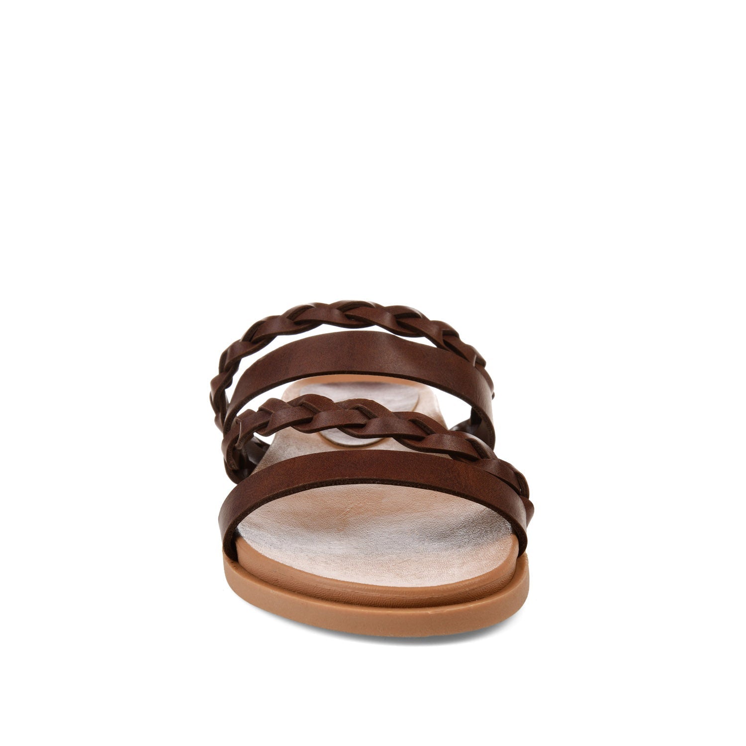 COLETTE SLIDE SANDALS IN WIDE - Brown