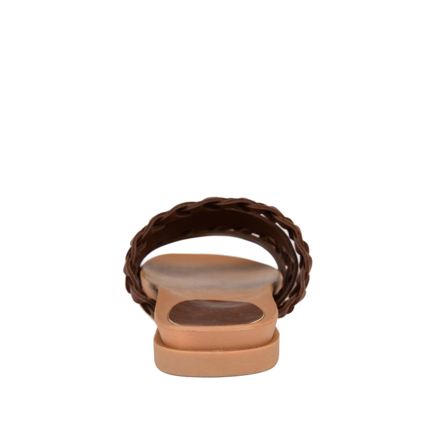 COLETTE SLIDE SANDALS IN WIDE - Brown