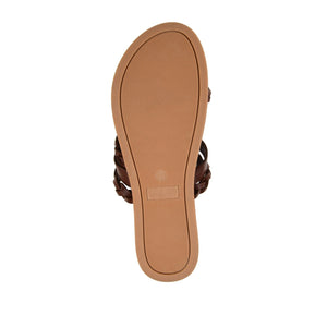 COLETTE SLIDE SANDALS IN WIDE - Brown